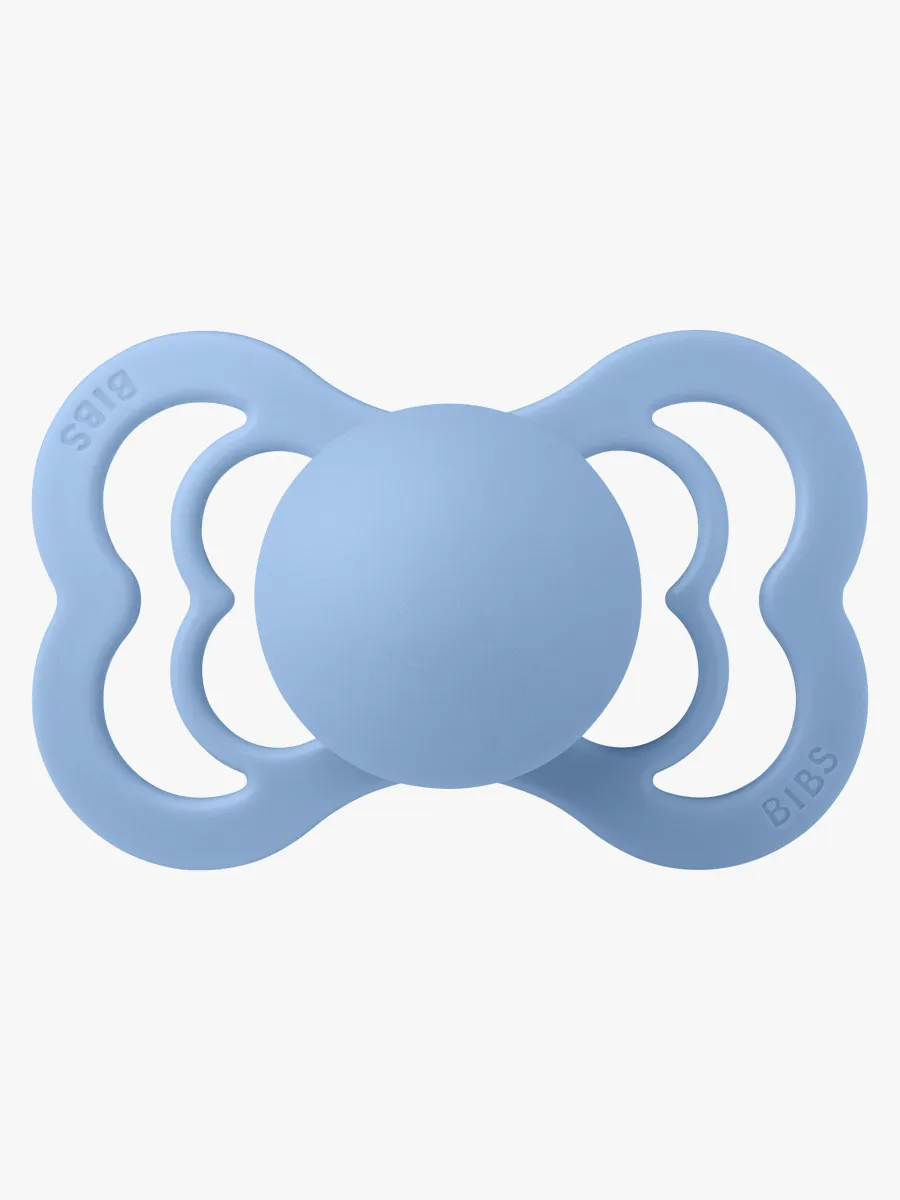BIBS Supreme Napp Silikon Stl 2, Sky Blue