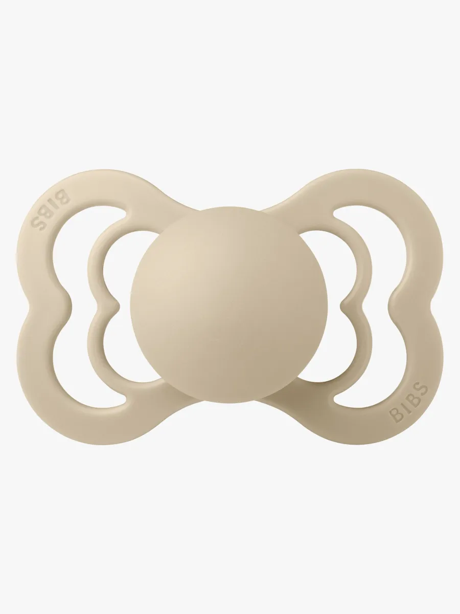 BIBS Supreme Napp Silikon Stl 2, Vanilla