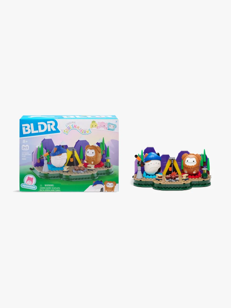 BLDR Squishmallows Byggset Camping med Cam &  Benny