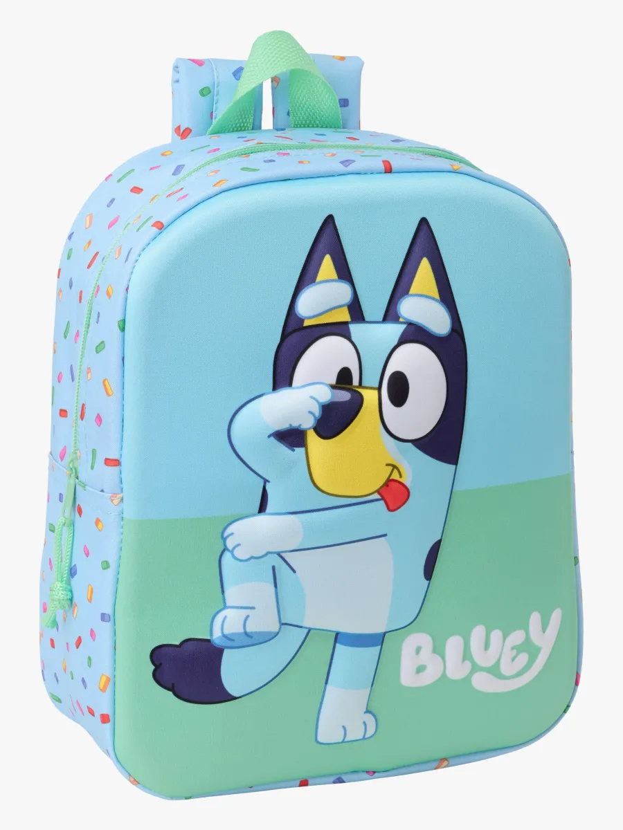 Bluey 3D Mini Ryggsäck 6L, Grön/Blå