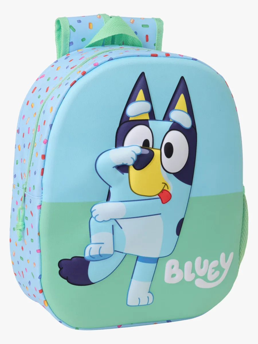 Bluey 3D Ryggsäck 8.5L, Grön/Blå