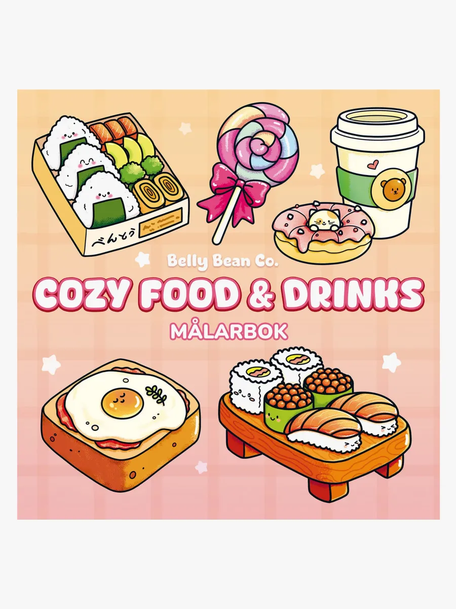 BokforlagetMaxStrom Cozy Food &  Drinks Målarbok