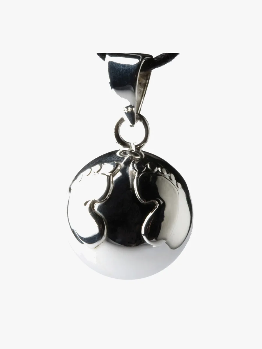 Bola Gravidsmycke Fötter (Silver)