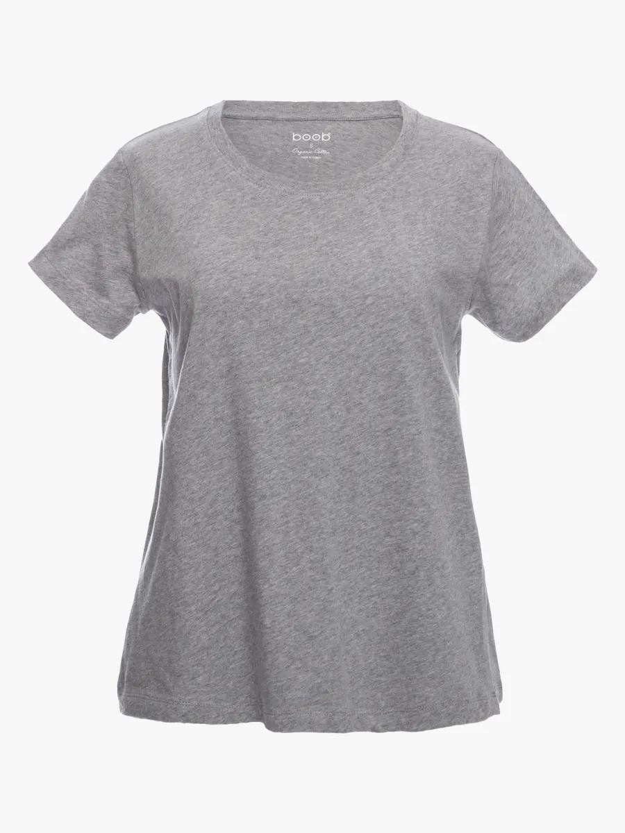 Boob T-Shirt, Grey Melange S