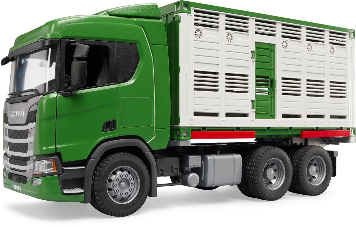 Bruder Scania R-Serie Djurtransport Med En Ko