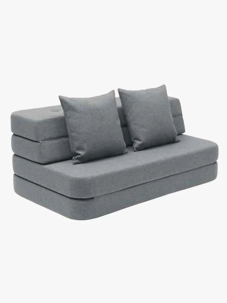 by KlipKlap 3 Fold Soffa XL, Blue Grey