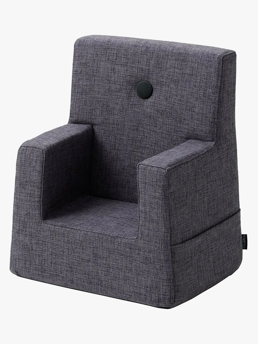 by KlipKlap Kids Barnfåtölj, Mörkgrå