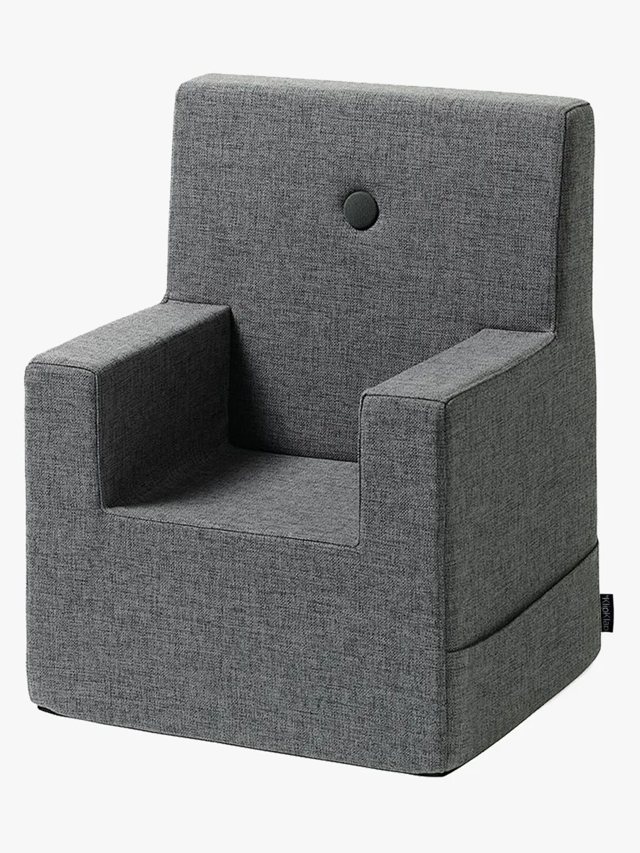 by KlipKlap Kids Barnfåtölj XL, Mörkgrå