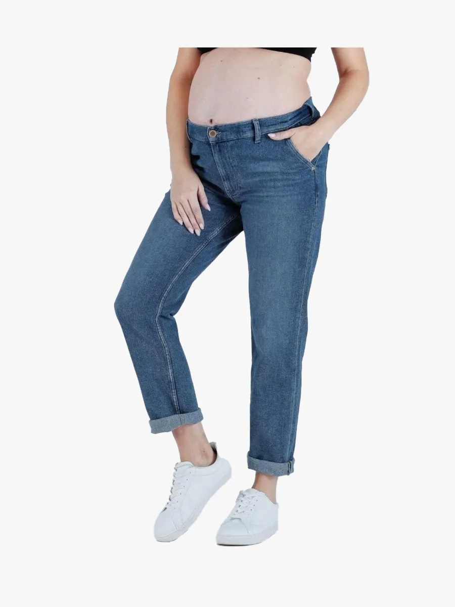 Cache Coeur Carrie Gravidjeans, Mid-Blue, XS