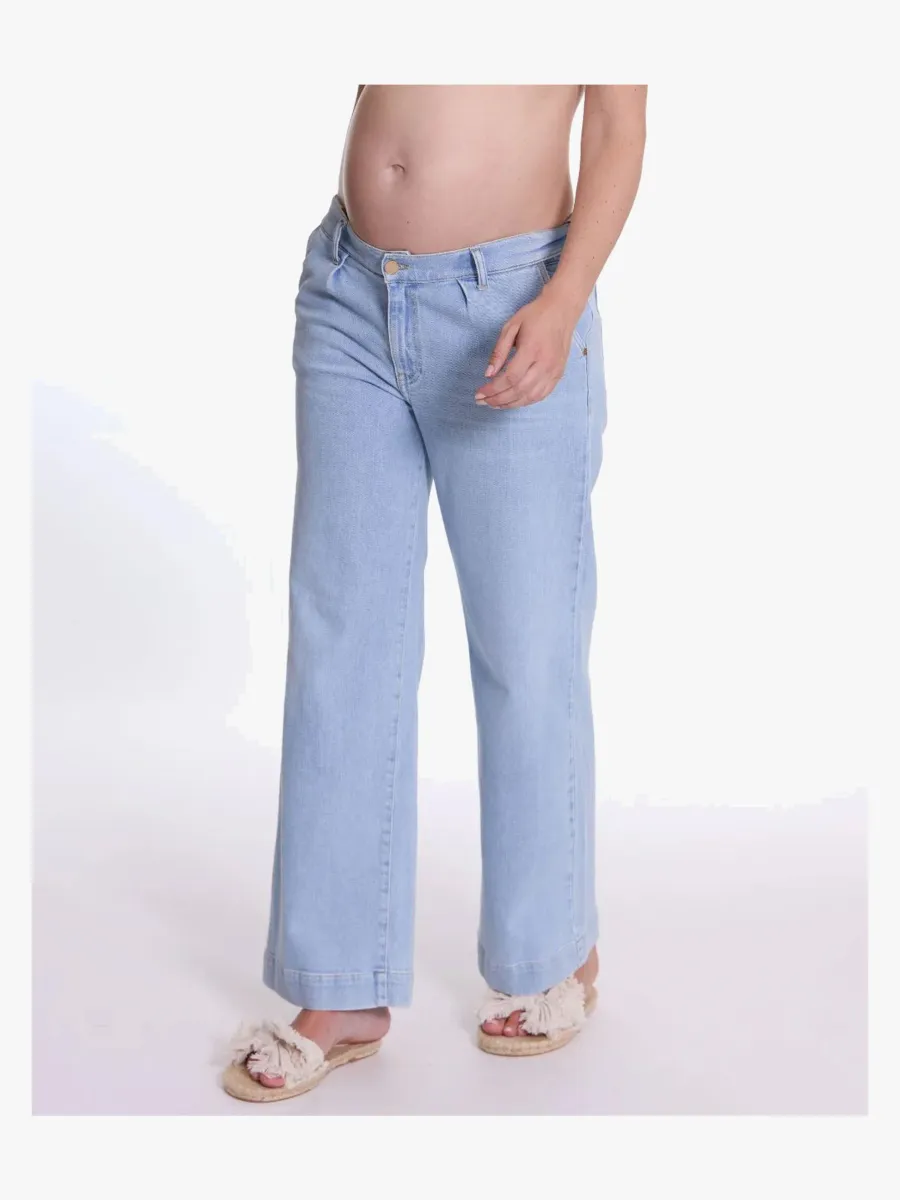 Cache Coeur KELLY Gravidjeans, Light Blue, S