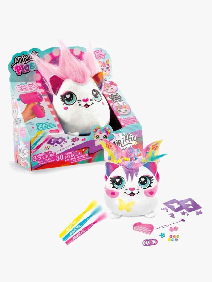 Canal Toys Airbrush Plush Hair'iffic Squishy Gosedjur Pal-Precious  17 cm