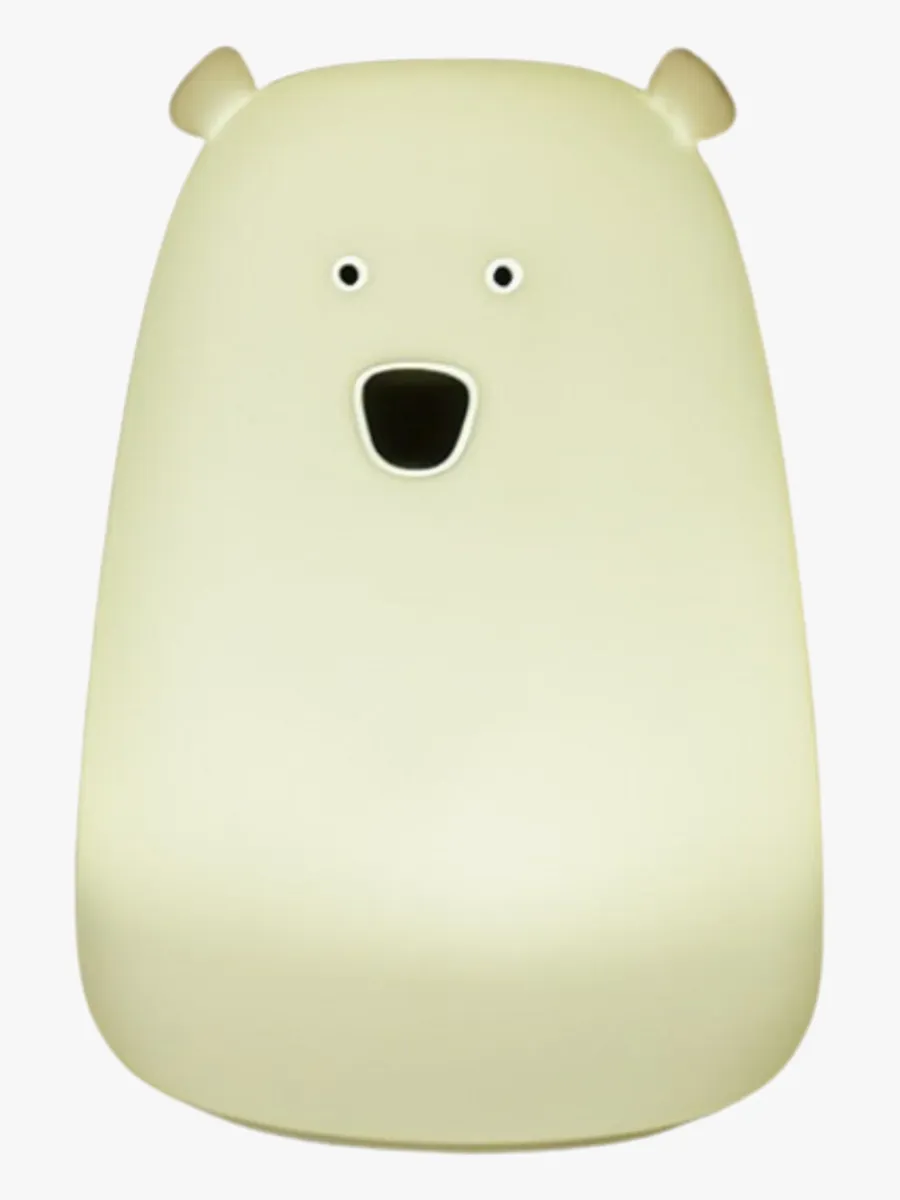 CarloBaby Big Bear  LED Nattlampa, Vit, Barnrum