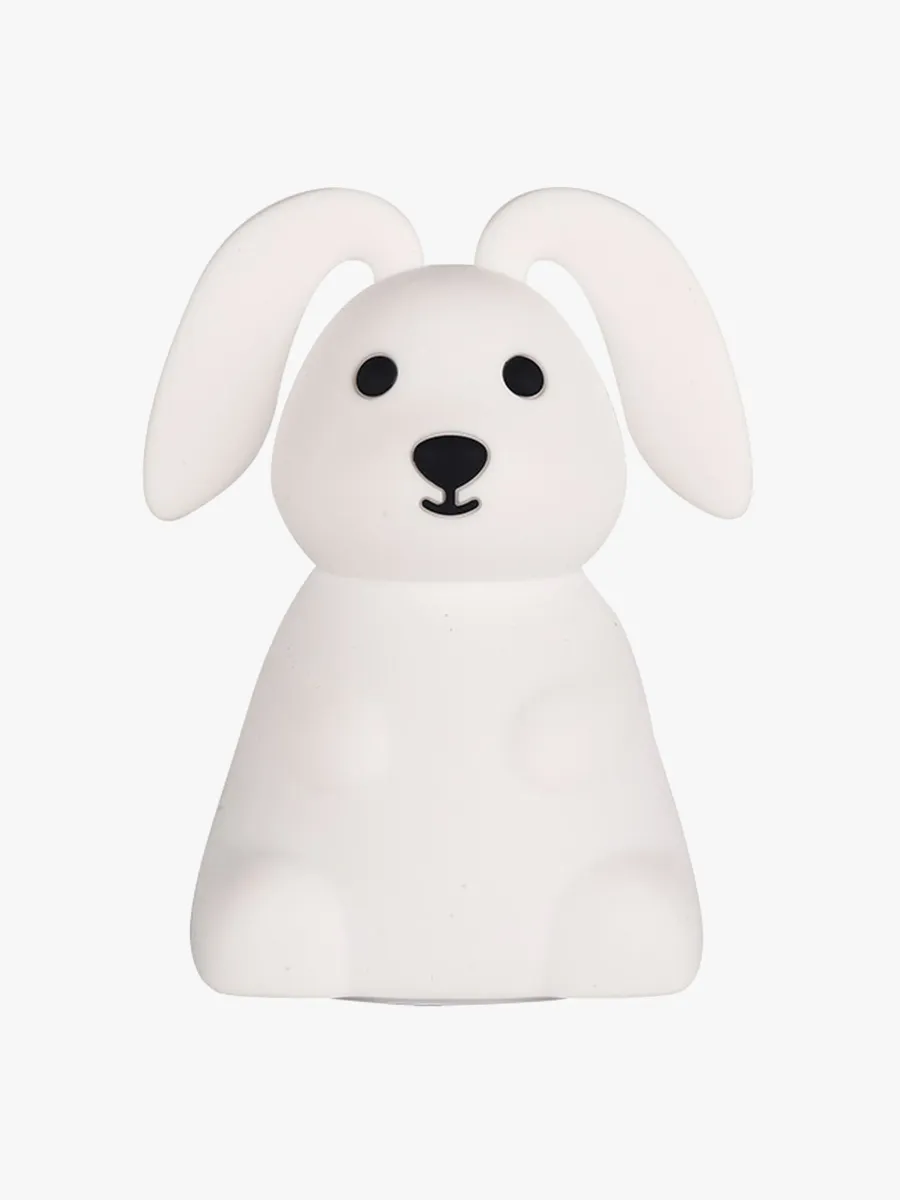 CarloBaby Bunny Floppy Ears  LED Nattlampa, Vit, Barnrum