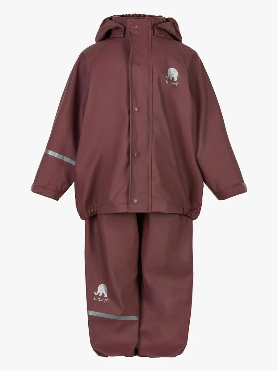 CeLaVi Regnställ, Rose Brown, 90