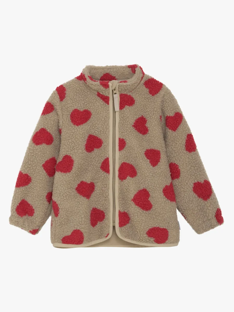 CeLaVi Teddy Fleecejacka, Cayenne, 100