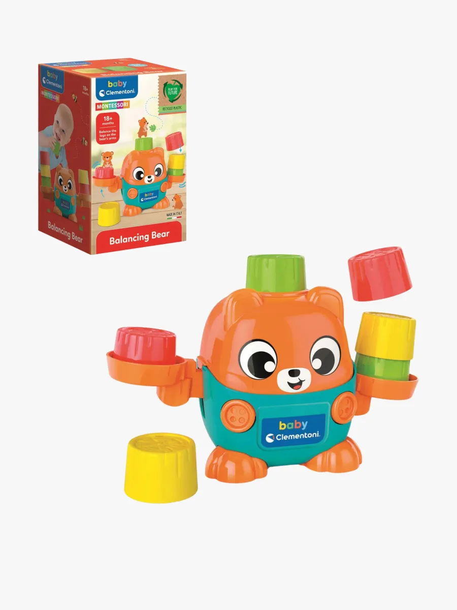Clementoni Baby Montessori Aktivitetsleksak Balans Björn