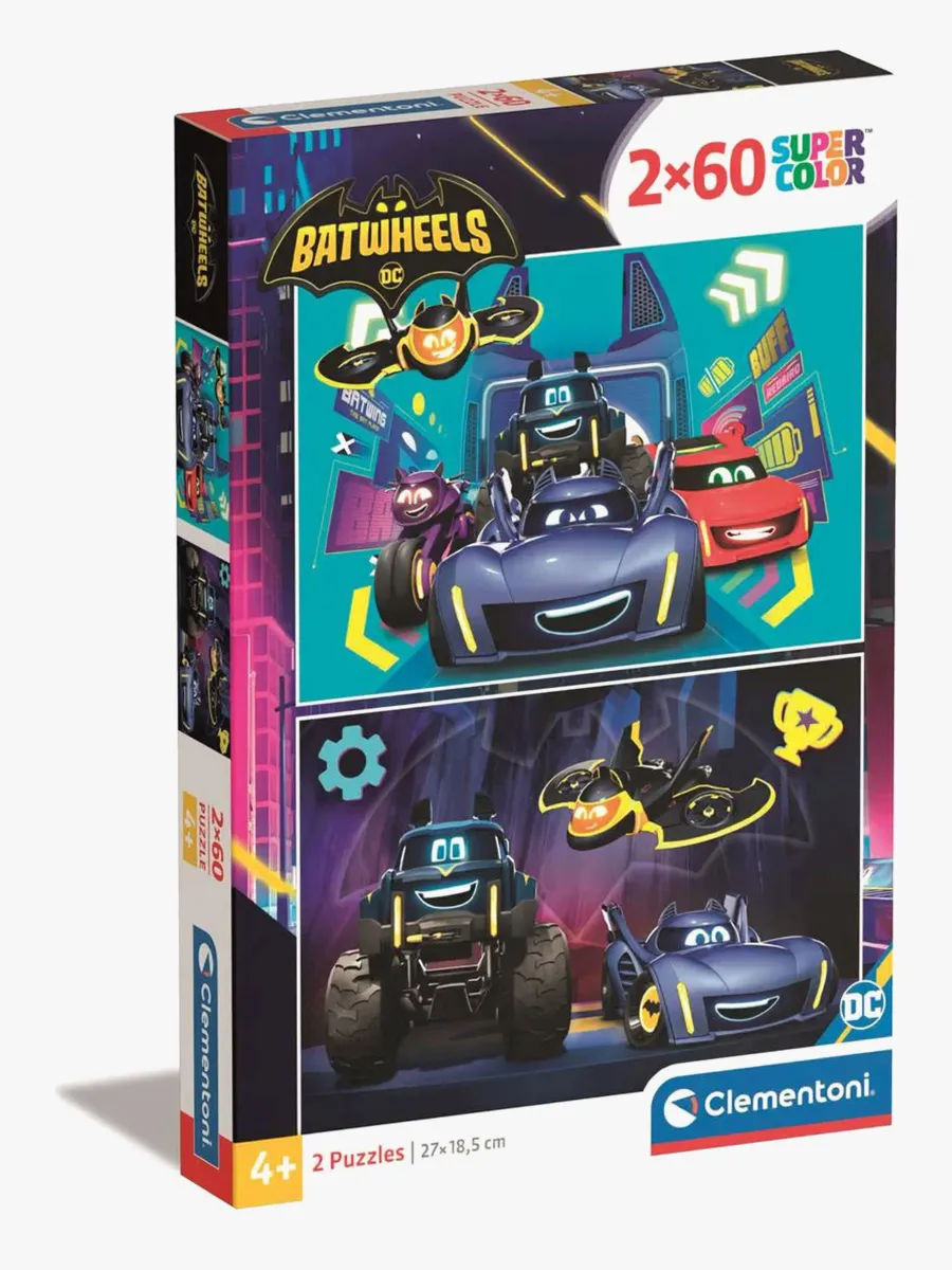 Clementoni Batwheels Pussel 2-i-1