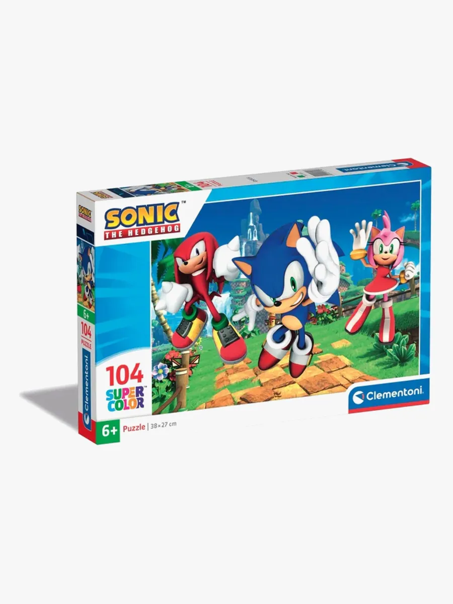 Clementoni Sonic Barnpussel 104 Bitar