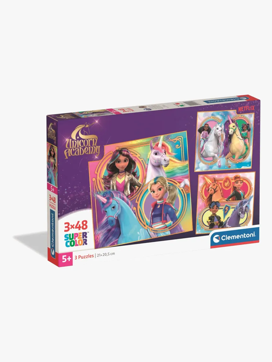 Clementoni Unicorn Academy Pussel 3x48