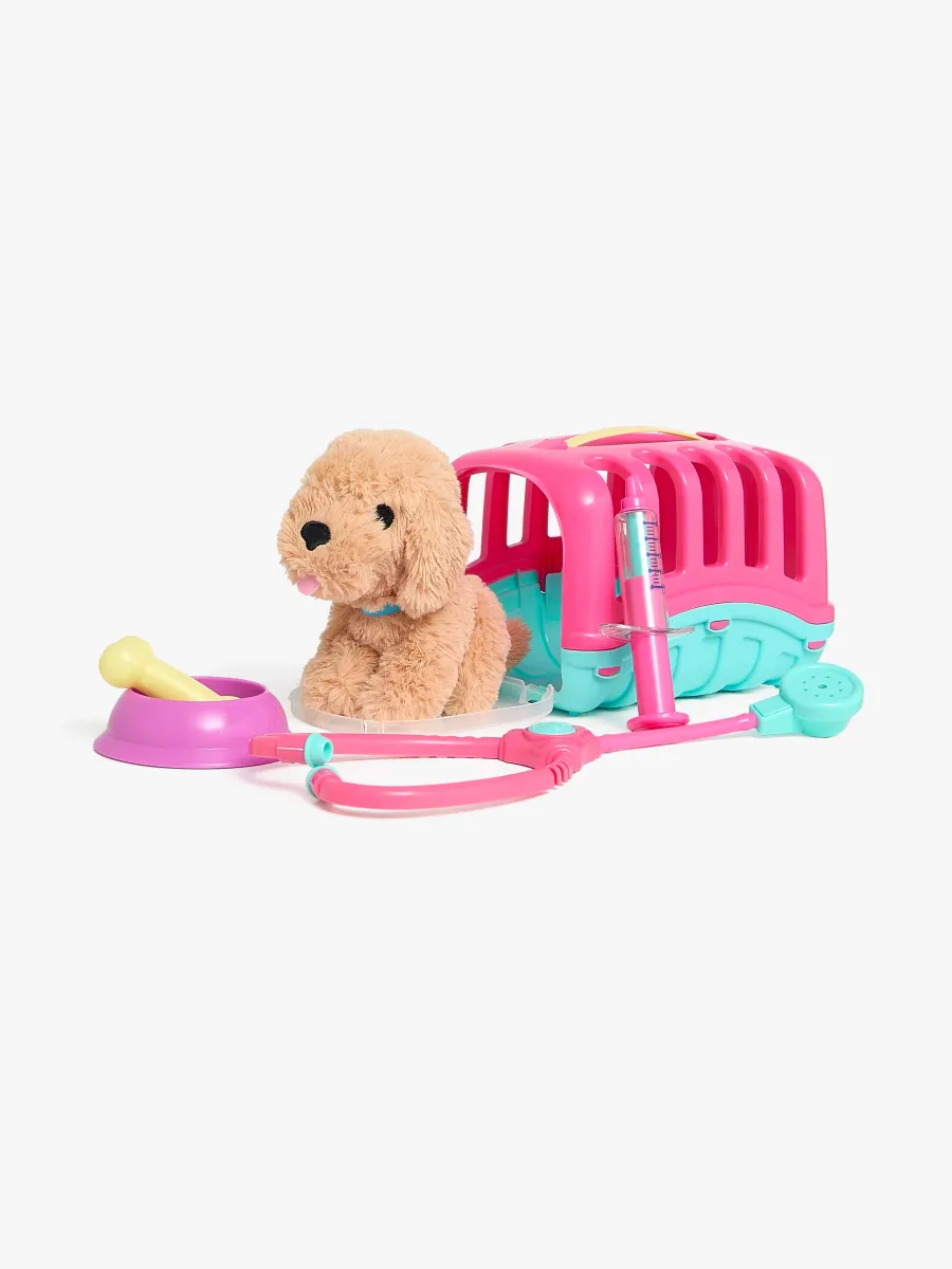 Cloudberry Castle Pet Care &  Puppy Lekset 6 Delar