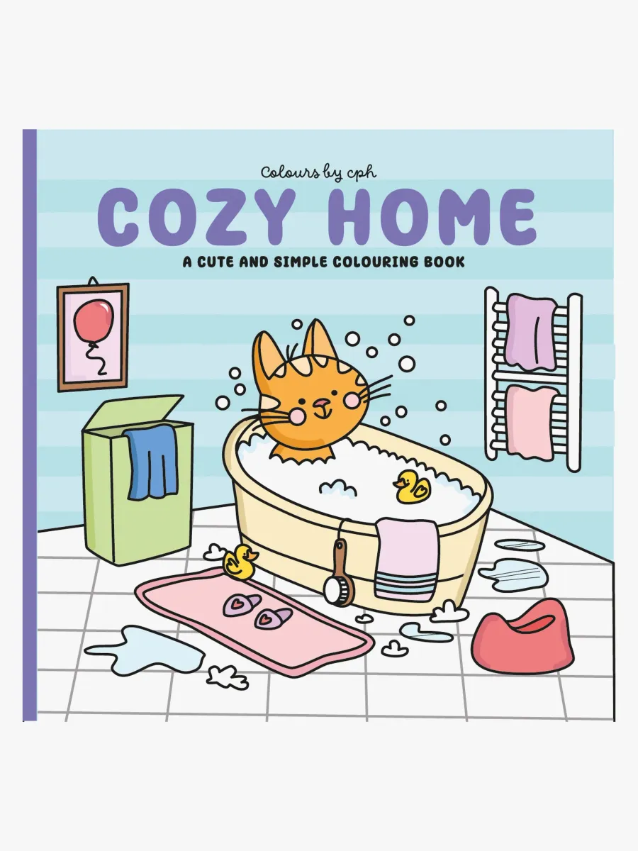 ColoursbyCPH Cozy Home Målarbok