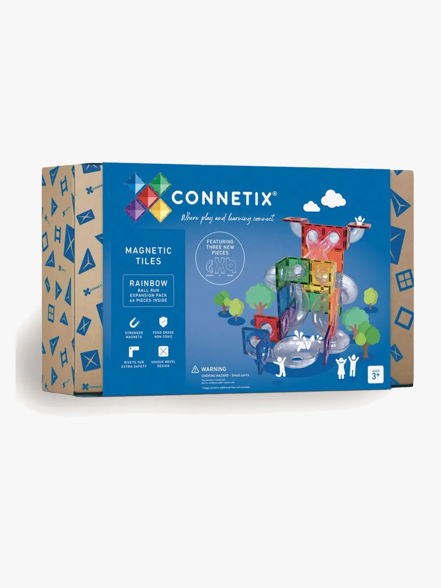 Connetix Magnetiska Byggklossar Rainbow Expansionsset 66 Delar