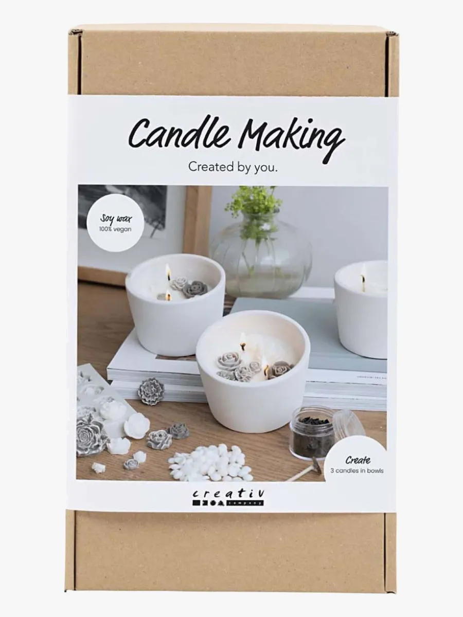 Creativ Company DIY-kit Ljusstöpning Ros