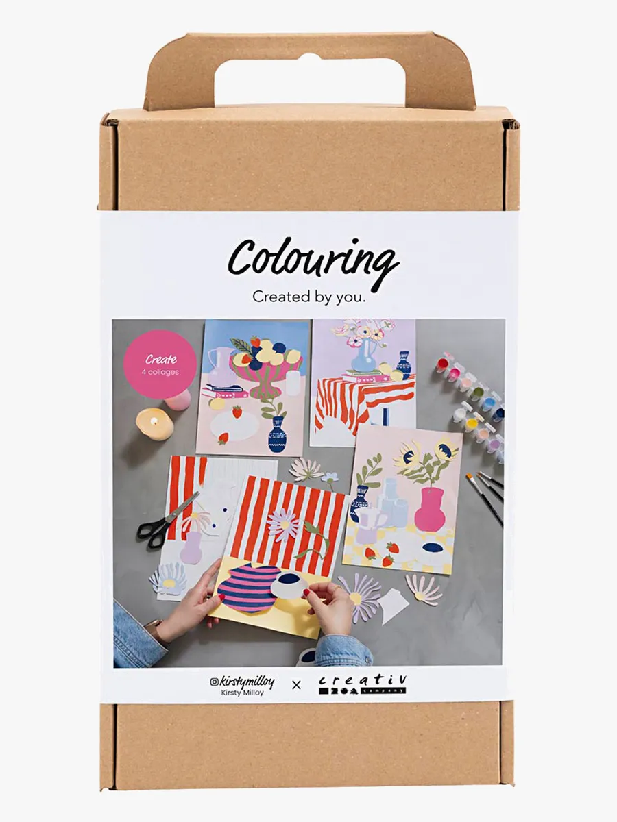 Creativ Company Pysselset DIY Färgläggning Collage