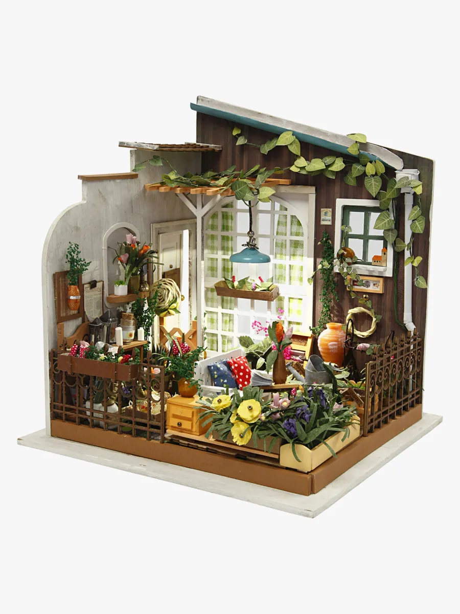 Creativ Company Pysselset DIY Miniatyrrum Trädgård