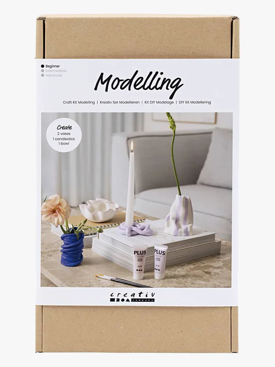 Creativ Company Pysselset Modellera Krukor &  Vaser