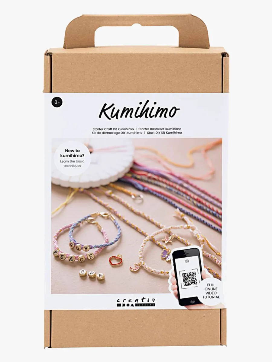 Creativ Company DIY Kit Kumihimo Vänskapsarmband