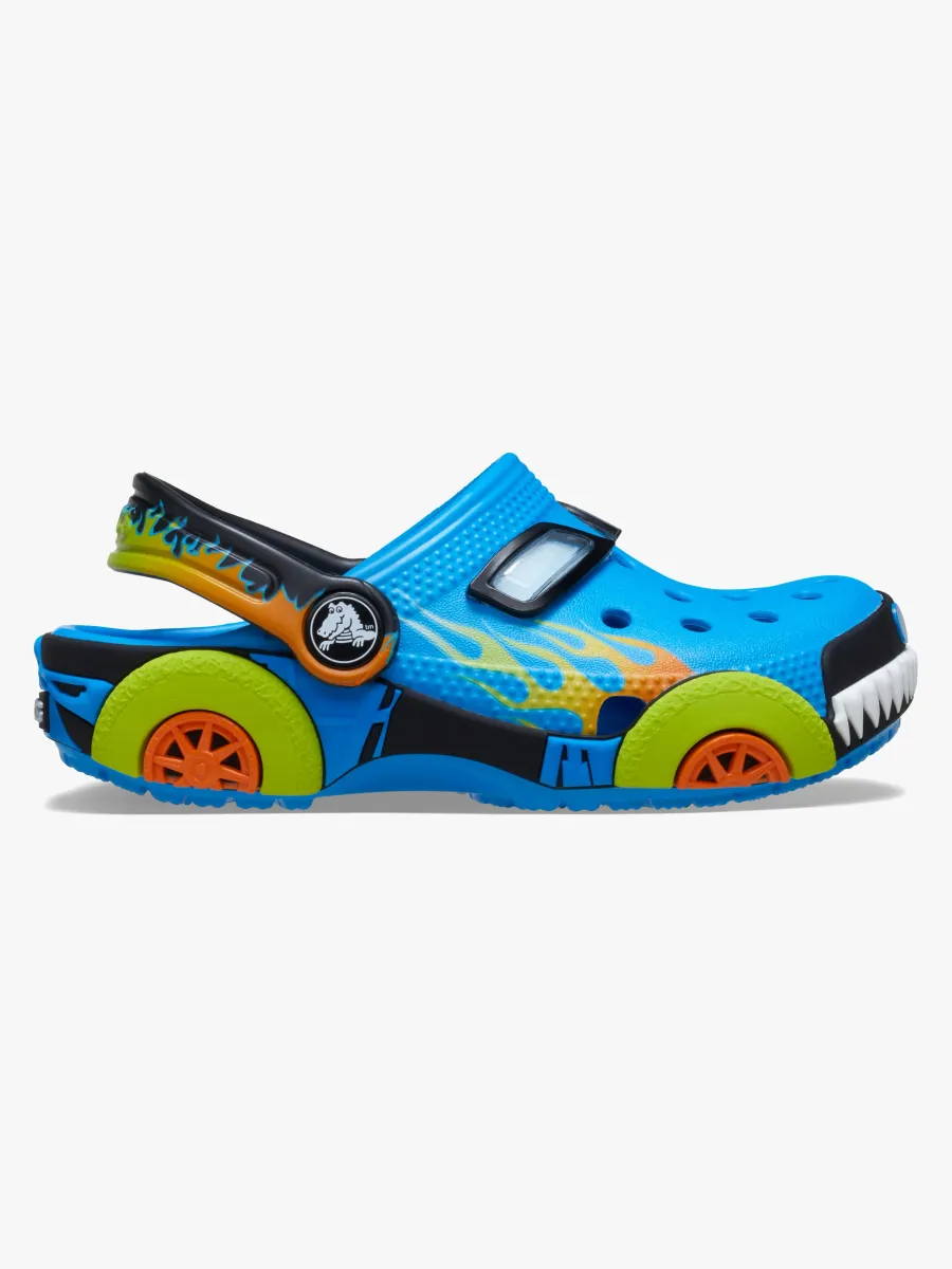 Crocs Classic IAM Monster Truck Kids Tofflor, Neon Ocean, 20-21