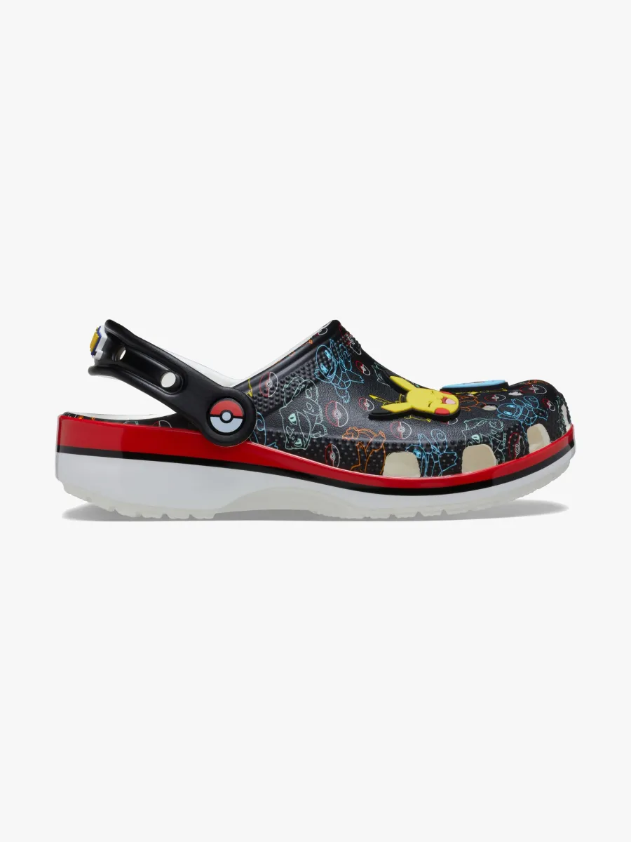 Crocs Classic Pokémon Kids Tofflor, Multi, 27-28