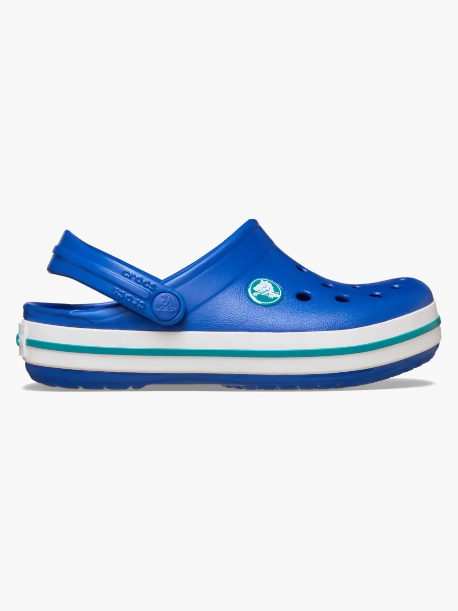 Crocs Crocband Tofflor, Blue Bolt/Turbo Teal, 22-23
