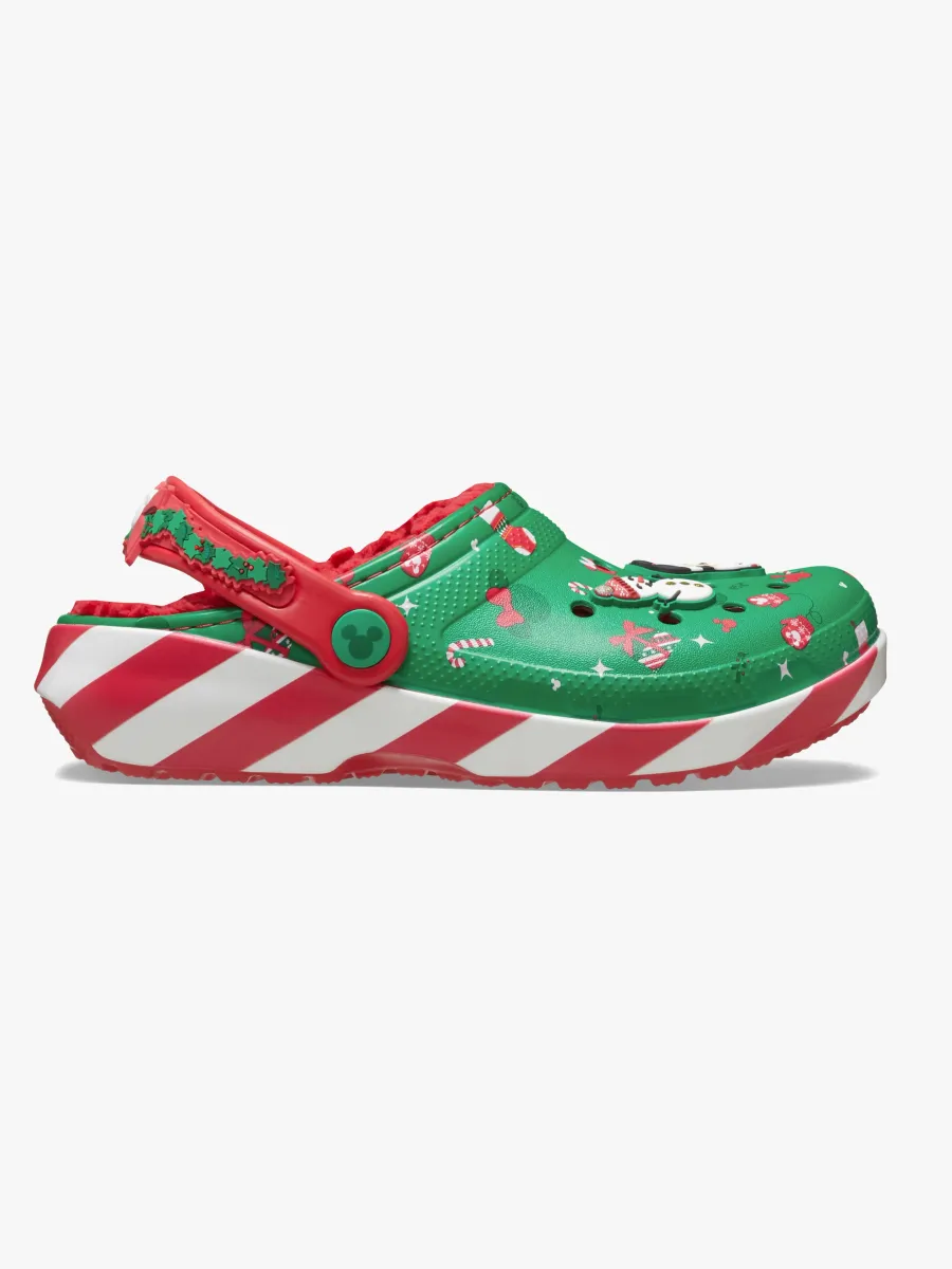 Crocs Musse Pigg Classic Xmas Fodrade Tofflor, Multi, 29-30