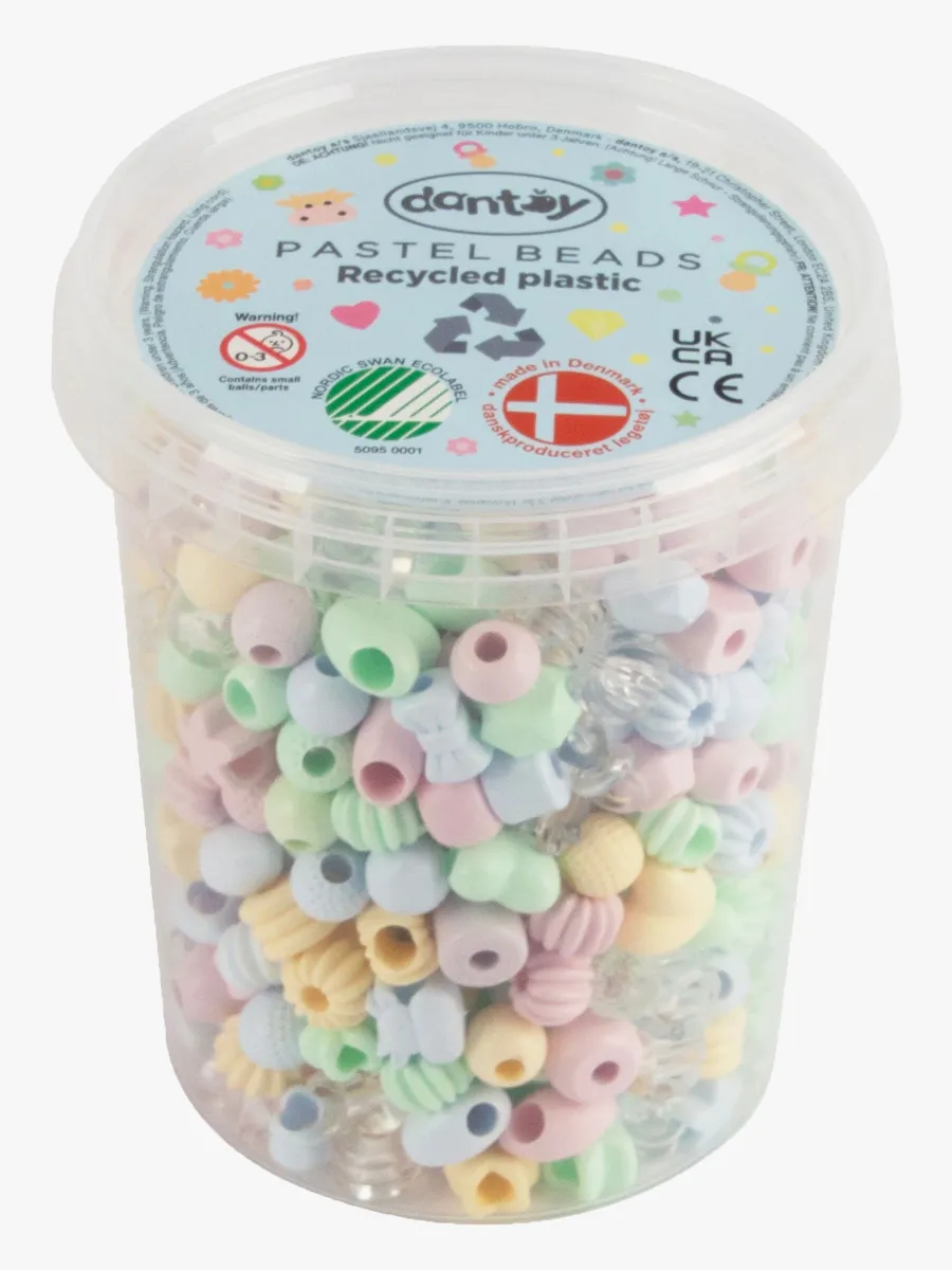 Dantoy Pastel Pärlor Large 520 st