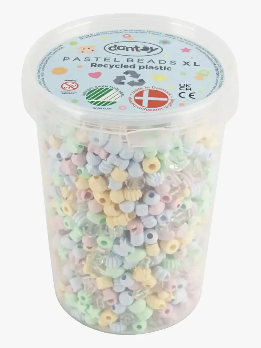 Dantoy Pastell Pärlor XL 1580 st