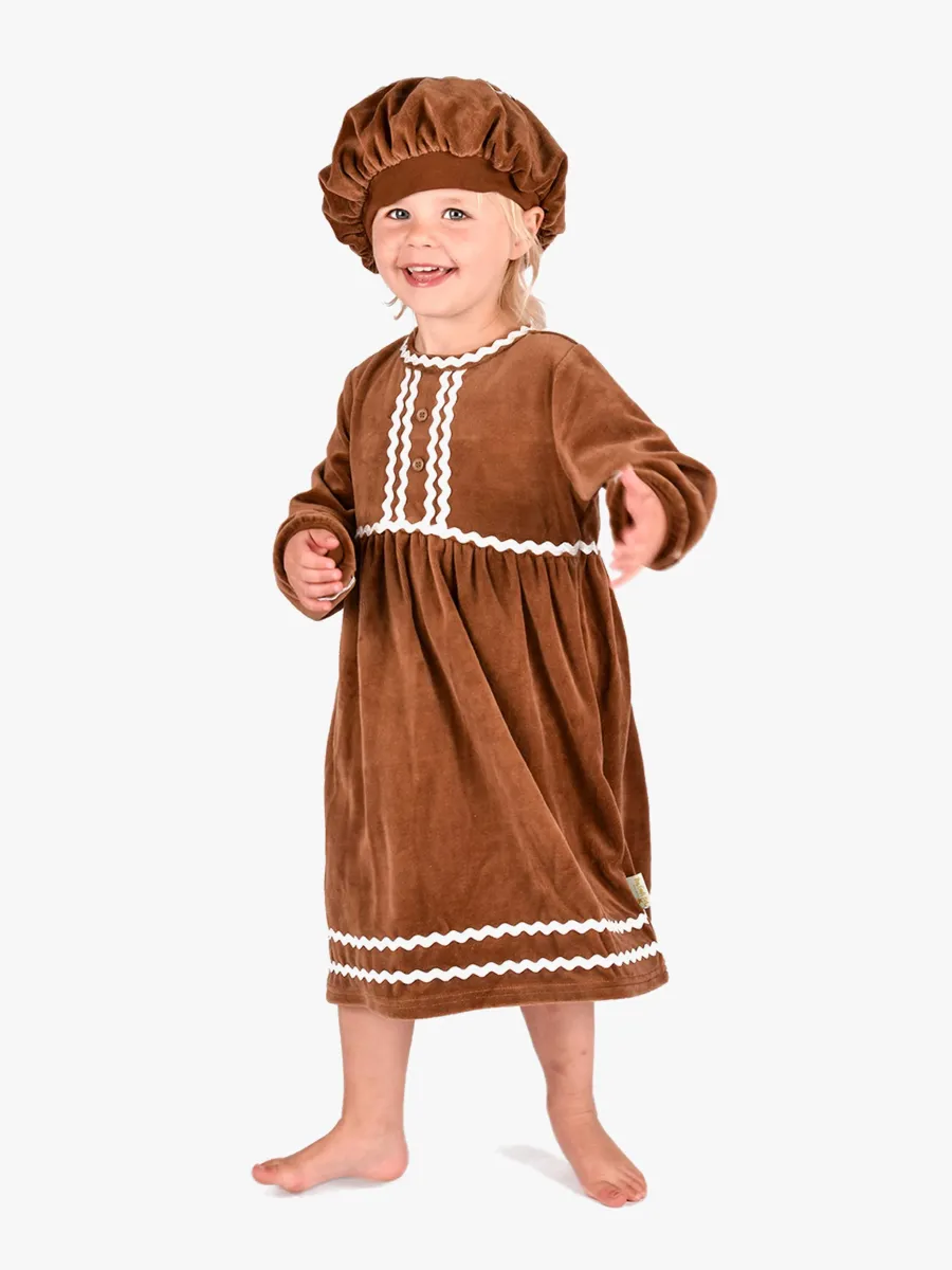 Den Goda Fen Utklädnad Pepparkaksklänning, 110-116