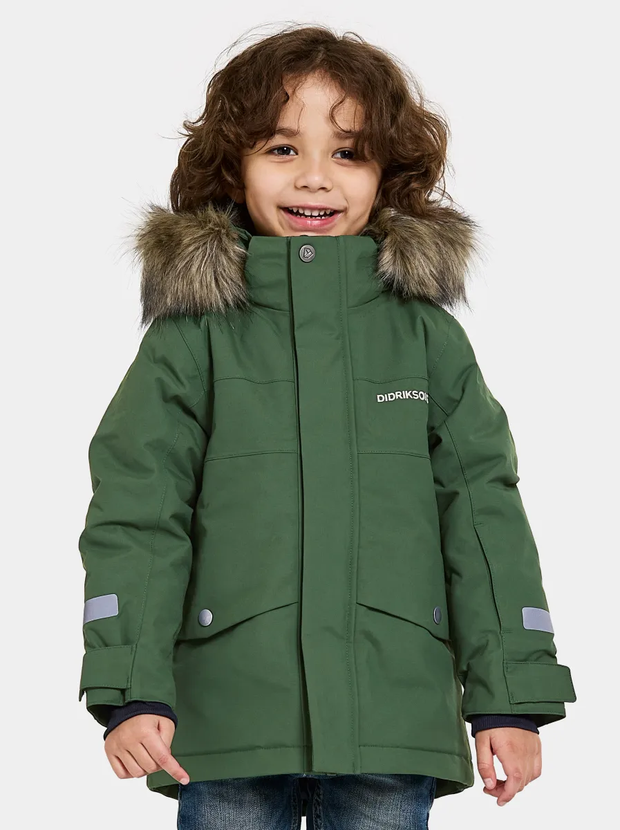 Didriksons Bjärven Vinterjacka, Pine Green, 110 - Bäst i test