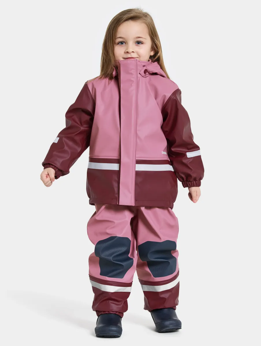 Didriksons Boardman Fodrat Regnställ, Heather Pink, 80 - Bäst i test