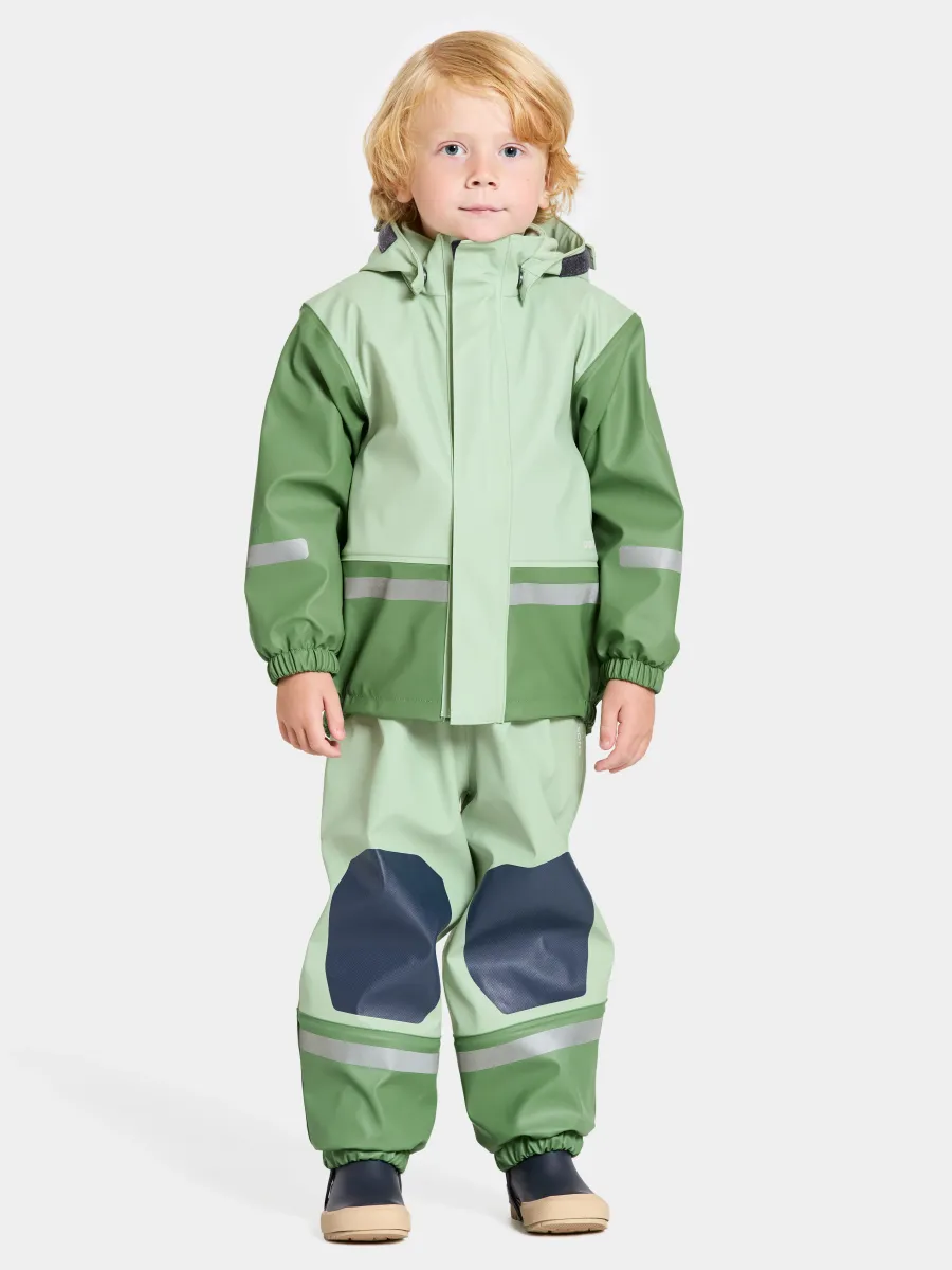 Didriksons Boardman Fodrat Regnställ, Light Algae Green, 80 - Bäst i test