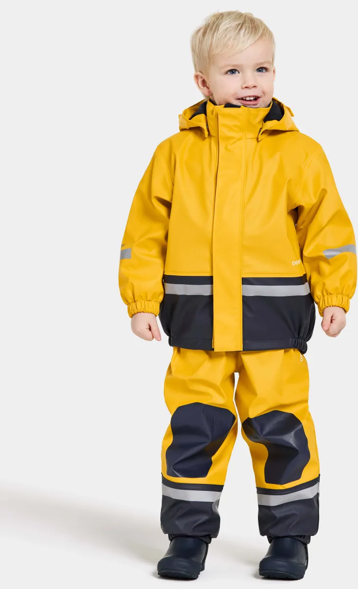 Didriksons Boardman Fodrat Regnställ, Oat Yellow, 130 - Bäst i test
