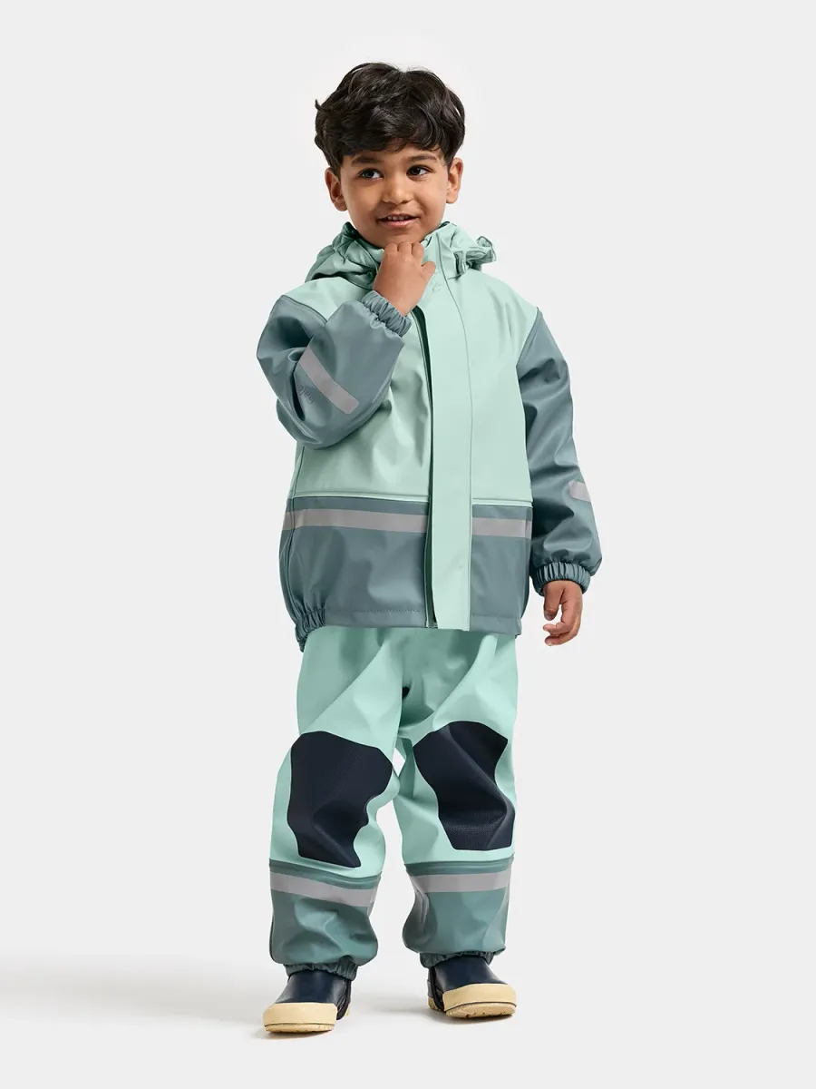 Didriksons Boardman Fodrat Regnställ, Ocean Mint, 130