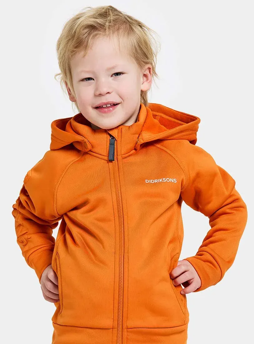 Didriksons Corin Powerstretch Jacka, Orange Jam, 80