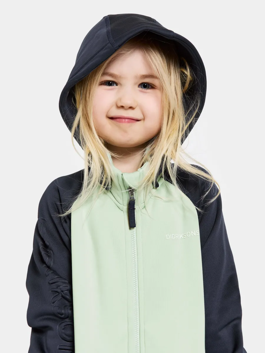 Didriksons Corin Powerstretch Jacka, Pale Mint, 140