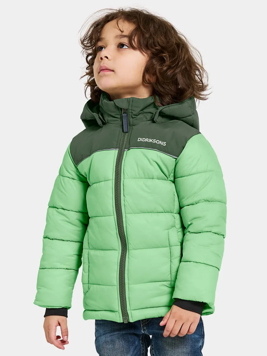 Didriksons Fox Vinterjacka, Dusty Lime, 120