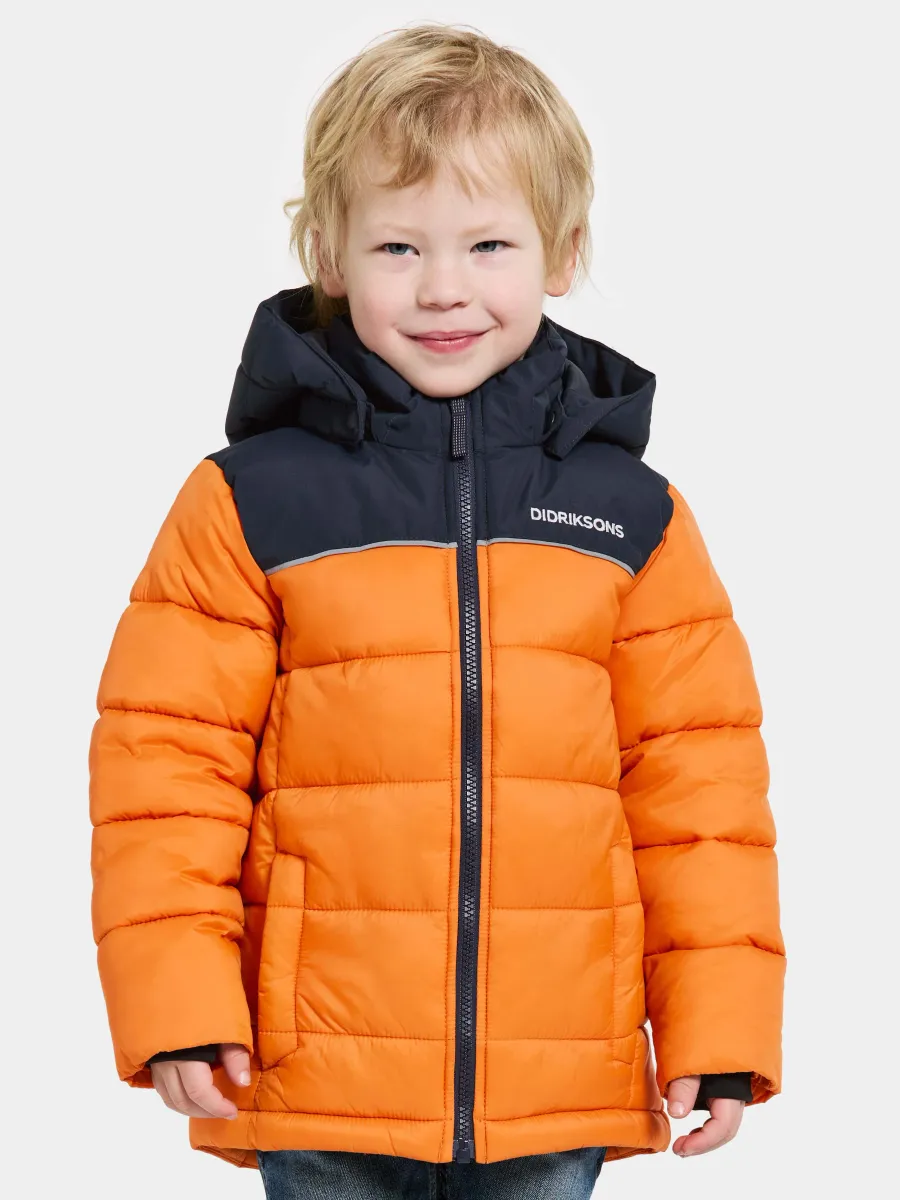 Didriksons Fox Vinterjacka, Orange Jam, 110