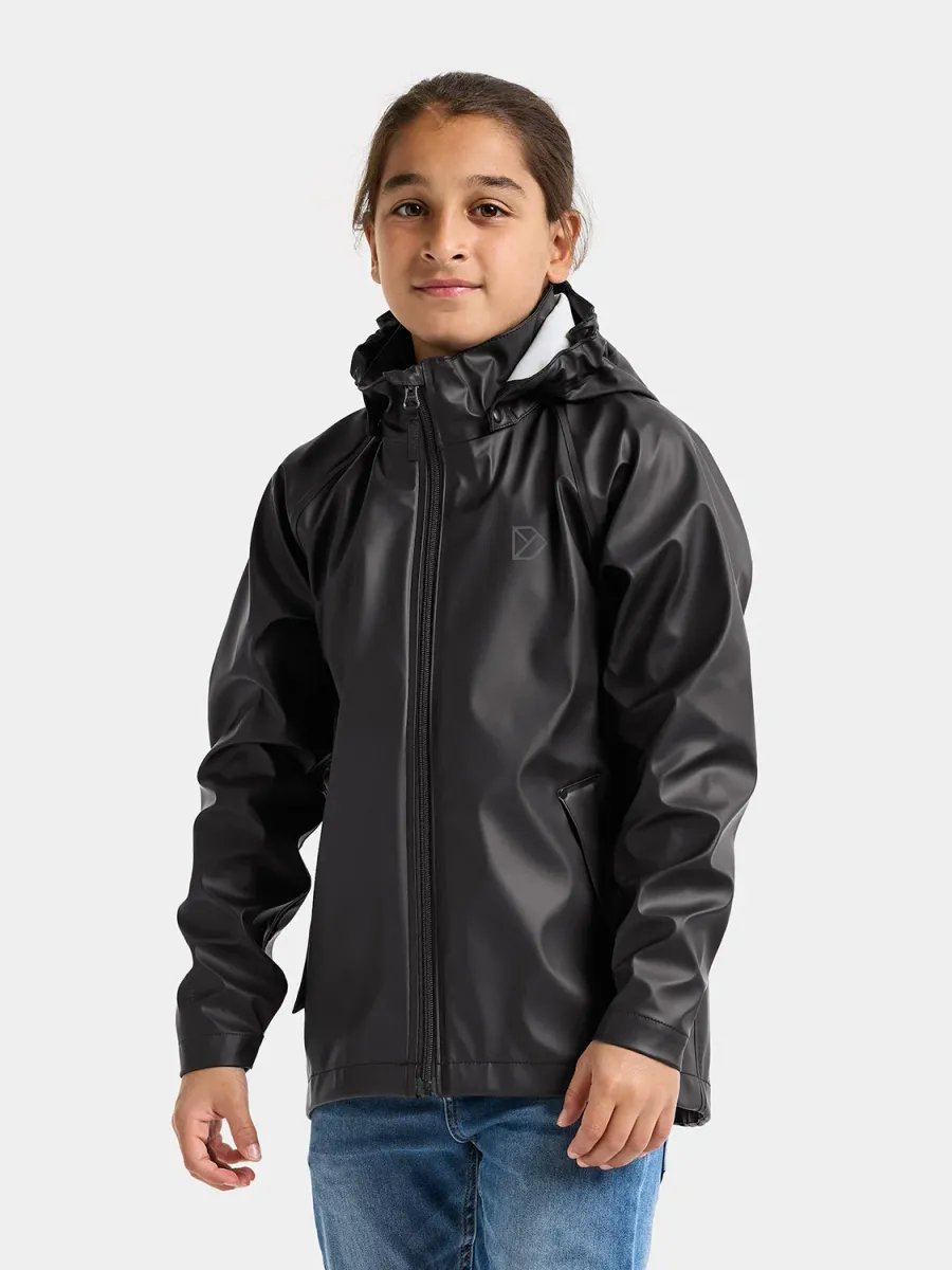 Didriksons Hepta Regnjacka, Black, 140