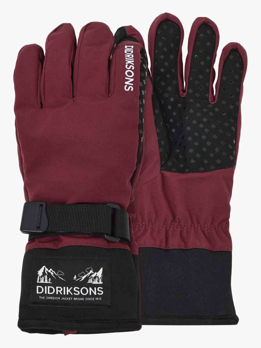 Didriksons Lovas Handskar, Anemon Red, 4