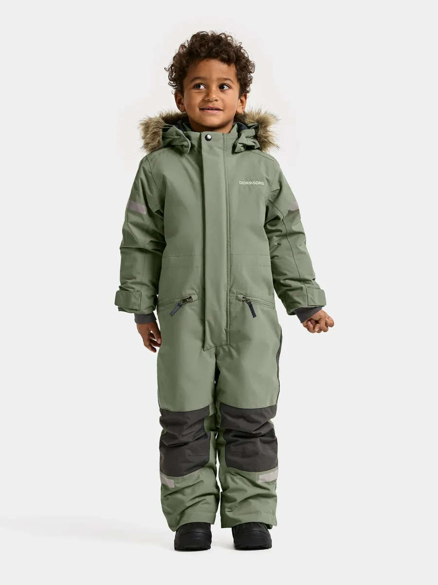 Didriksons Migisi Vinteroverall, Light Moss, 120
